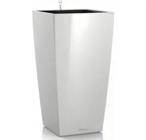 18161 Вазон 50 Lechuza Cubico Білий глянець - Зображення 2