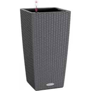 15242 Вазон 40 Lechuza Cubico Cottage Граніт - Зображення 2