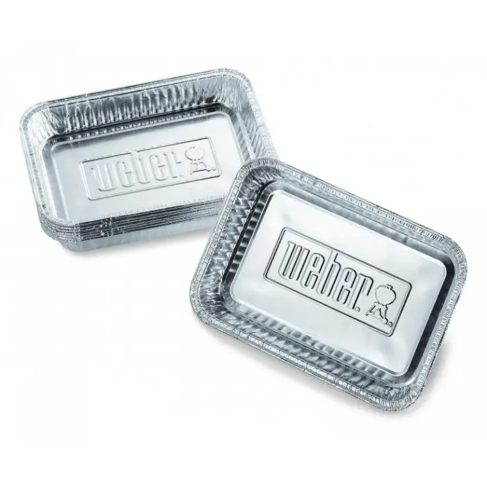 6415 Піддони для збирання жиру маленькі, 10 шт Weber Drip Pans Small - Зображення 2