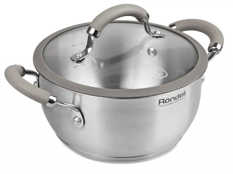RDS-754 Каструля Rondell з кришкою 20 см Balance - Зображення 2