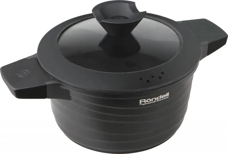 RDA-765 Каструля Rondell з кришкою 20 см Walzer - Зображення 2