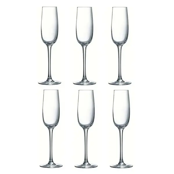 J8162/1 Набір келихів для шампанського Luminarc Allegresse 6 шт (175 мл) - Зображення 2