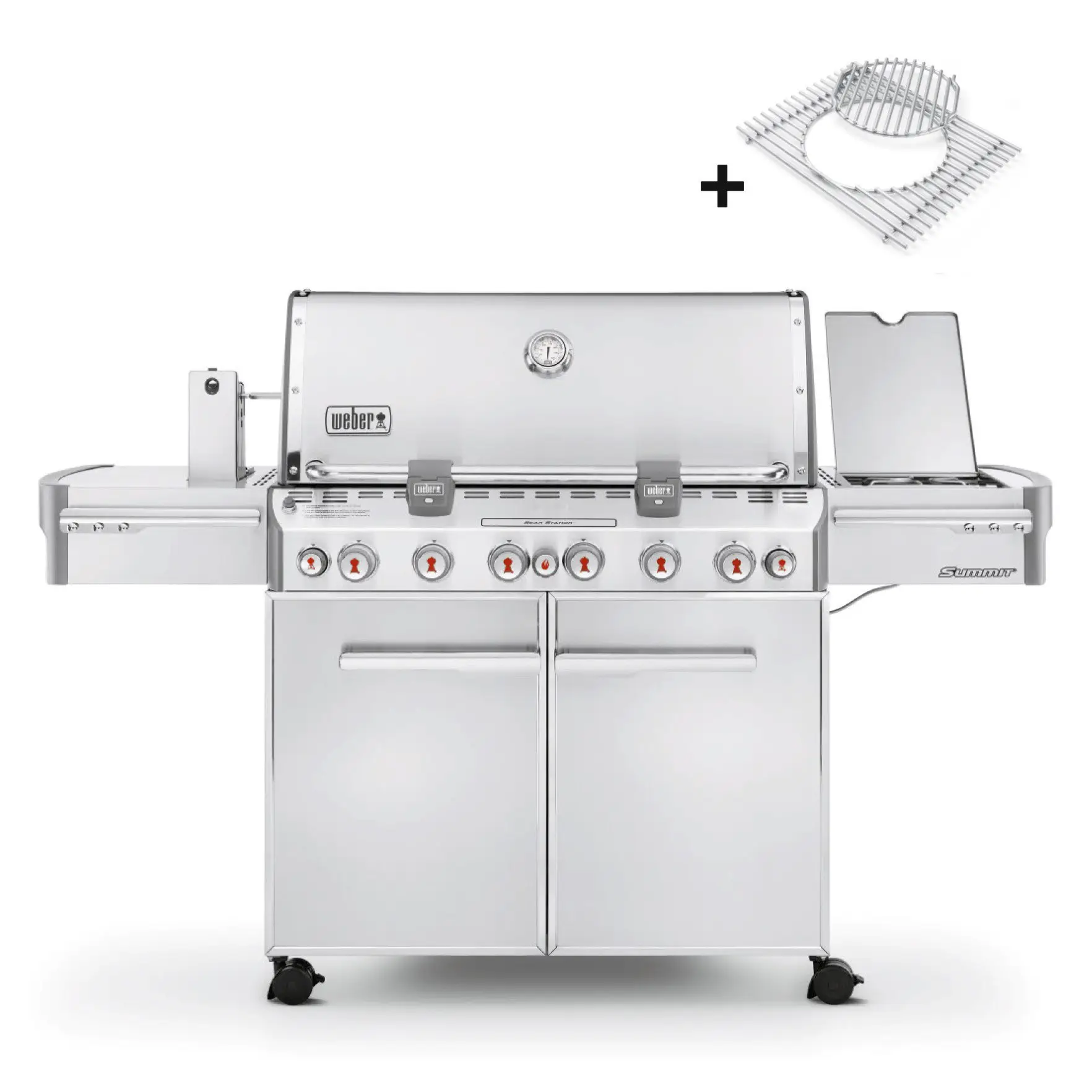 7370075 Гриль газовий Weber Summit S-670 Metallic - Зображення 2