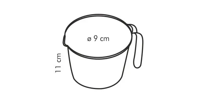 630406 Вимірювальна ємність з лійкою DELICIA 0,5 л Tescoma - Зображення 2