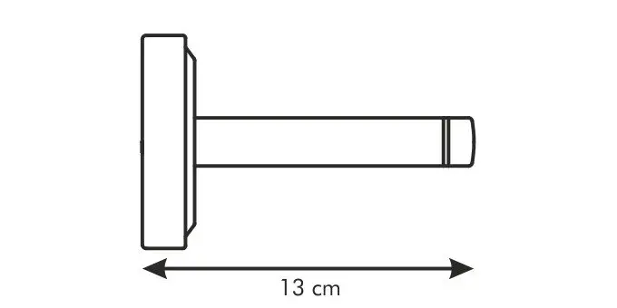 638729 Молоток для м`яса плоский PRESIDENT Tescoma - Зображення 2