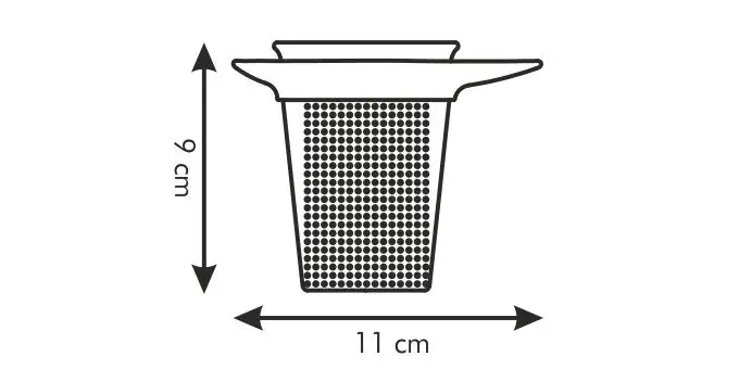 646668 Ситечко для чаю з кришкою TEO. Tescoma - Зображення 2