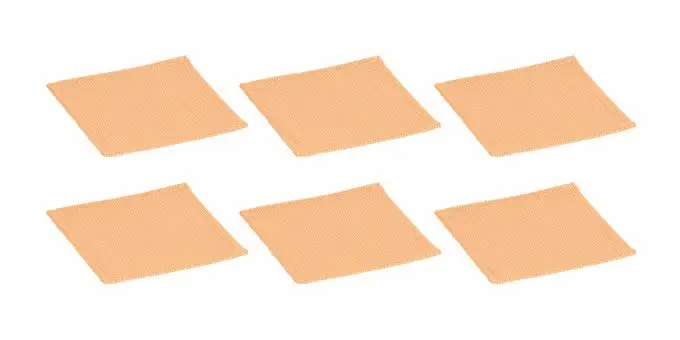 662238 Підкладка під скло FLAIR LITE, 6 шт., Оранжево-рожева (кольори лосося). Tescoma - Зображення 2