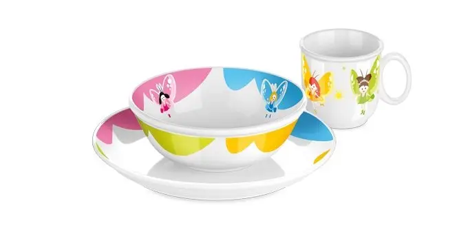 667950 Набір посуду BAMBINI, феї, 3 шт. . Tescoma - Зображення 2