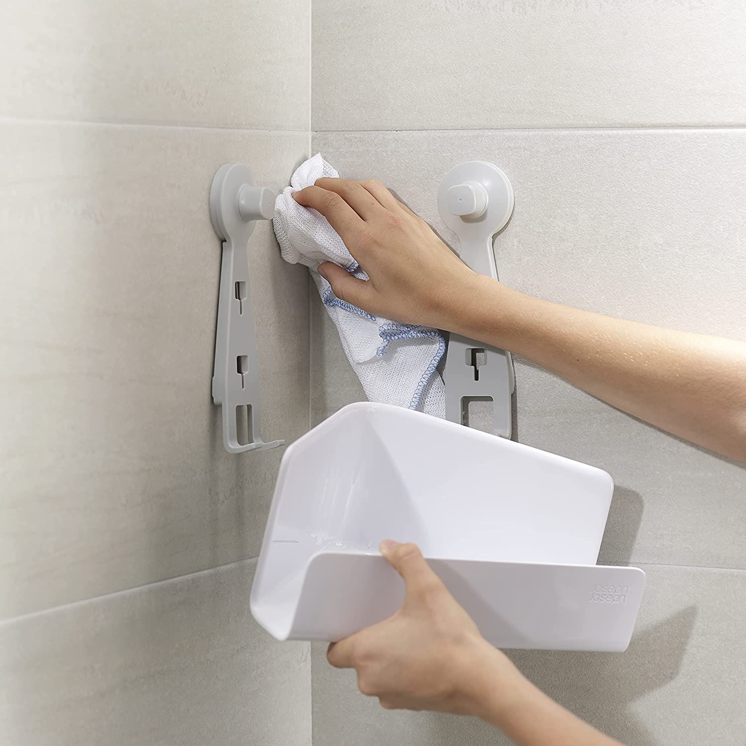 70549 поличка кутова із дзеркалом для душових кабін Joseph Joseph EASYSTORE - Зображення 2