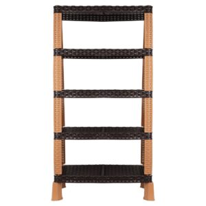 Етажерка 4-х ярусна Violet House 0733 Ротанг Гелаксі Brown (6819243)
