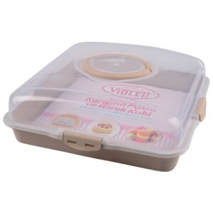 Тортівниця Violet House 0036 Каризма Cappucino 13х38х38 см (6900229)