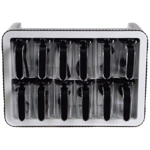 Набір спецівниць Violet House 0440 Spice Antr White, 12 шт (6931278)