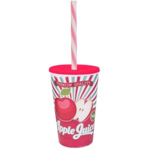 Склянка з трубочкою Herevin Apple Juice 0.65 л (161948-026) (6965040)