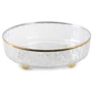 Блюдо LED Twist Clear Gold (6983962)