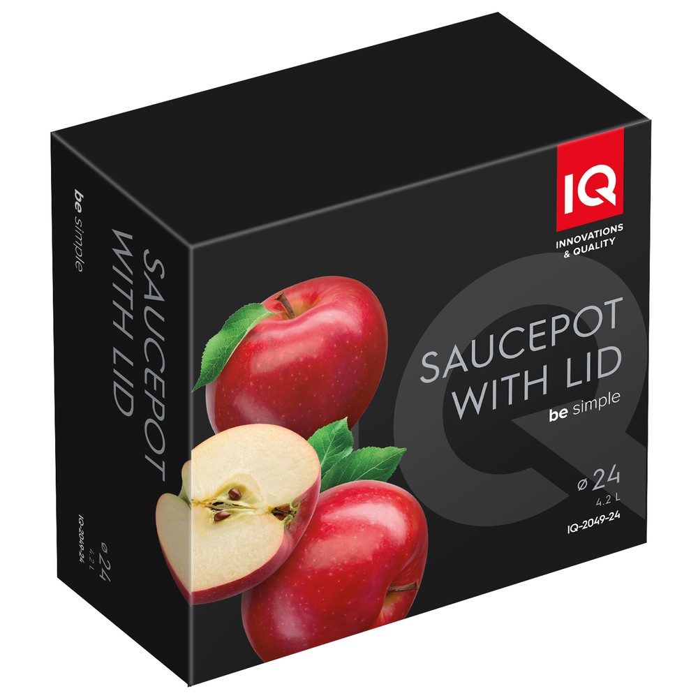 Каструля IQ Be Simple (4.2 л) 24 см (6996311) - Зображення 6