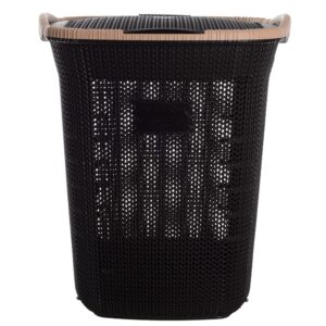 Кошик для білизни Violet Hous 0261 Віолетта BROWN 65 л (7008639)