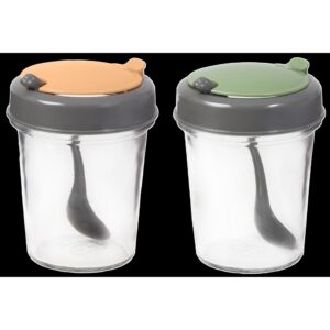 Спецівниця Herevin 2024 Colours Conical Spice Jar з ложкою MIX 0.32 л (131509-150) (7053605)