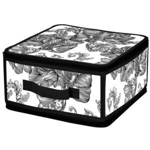Кошик Idea Home DB-24 Anthracite Flowers 30x28x15 см (7058559)