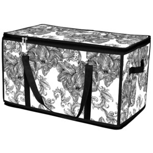 Кошик Idea Home DB-28 Anthracite Flowers 60x30x30 см  (7058560)