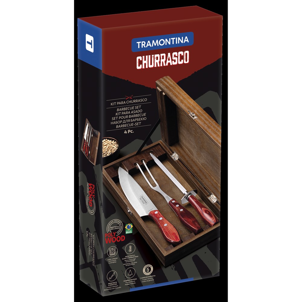 Набір для м'яса Tramontina Barbecue, 3 предмети (7067749) - Зображення 2