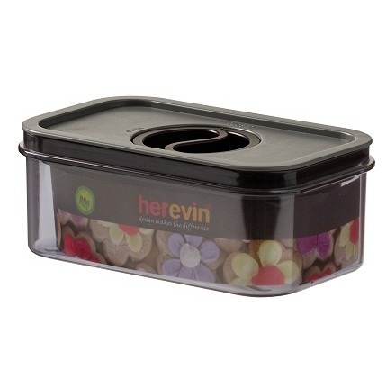 Контейнер HEREVIN Canister-Vacuum Lid-White-Black 0.6 л (161174-000) (7077941) - Зображення 2