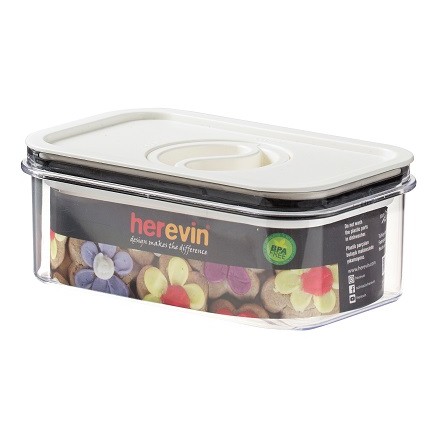 Контейнер HEREVIN Canister-Vacuum Lid-White-Black 0.6 л (161174-000) (7077941) - Зображення 3