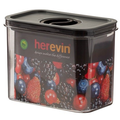 Контейнер HEREVIN Canister-Vacuum Lid-White-Black 1.2 л (161179-000) (7077942) - Зображення 3