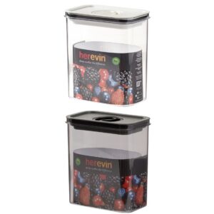Контейнер HEREVIN Canister-Vacuum Lid-White-Black 1.8 л (161184-000) (7077944)