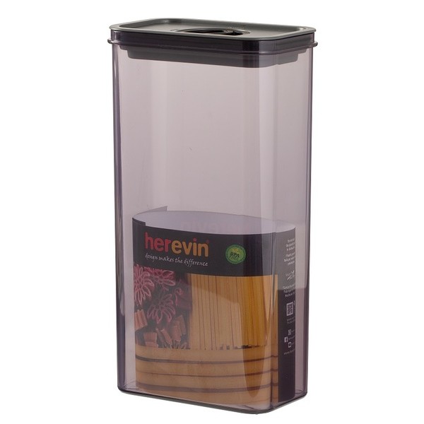 Контейнер HEREVIN Canister-Vacuum Lid-White-Black 3 л (161194-000) (7077946) - Зображення 3