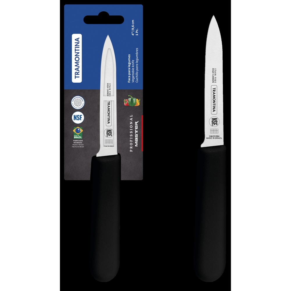 Ніж для овочів Tramontina Profissional Master black, 102 мм (7081450) - Зображення 2