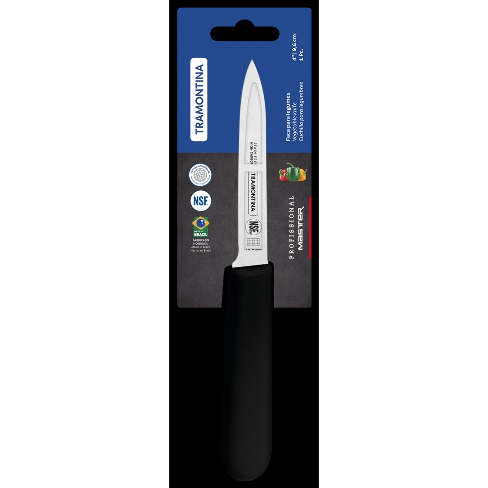 Ніж для овочів Tramontina Profissional Master black, 102 мм (7081450) - Зображення 3