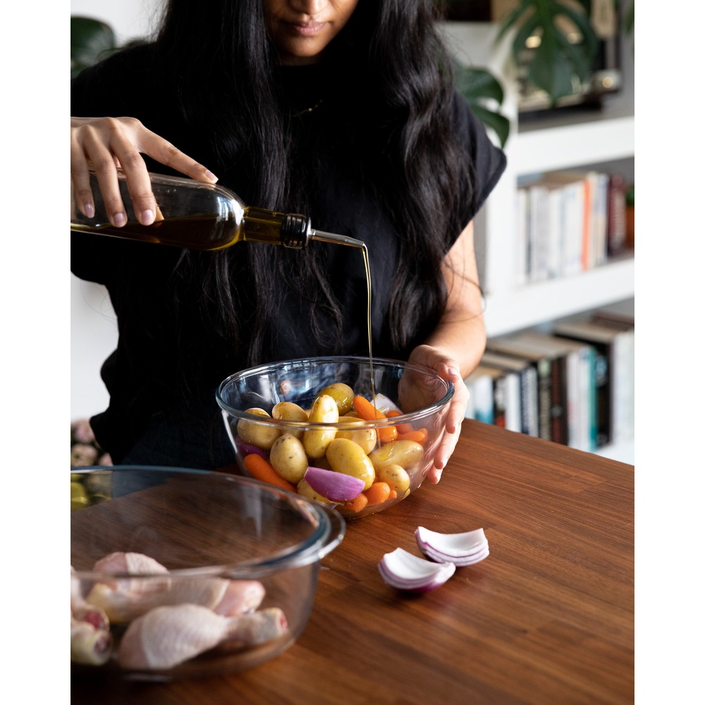 Набір мисок Pyrex, 3 шт (0.7 л, 1.1 л, 2.3 л) (7092364) - Зображення 5