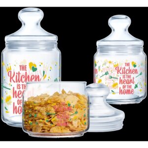 Набір банок Luminarc Club Heart Of Home, 3х0.5, 0.75, 1 л (7093986)