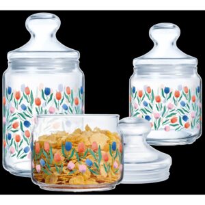 Набір банок Luminarc Club Rossary, 3х0.5, 0.75, 1 л (7093988)