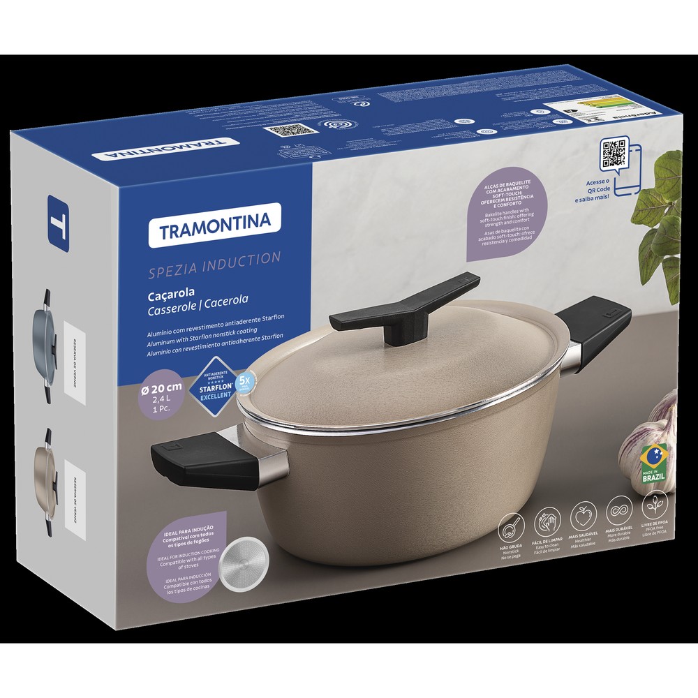 Каструля Tramontina Spezia Blue (2.4 л) 20см (7096826) - Зображення 6