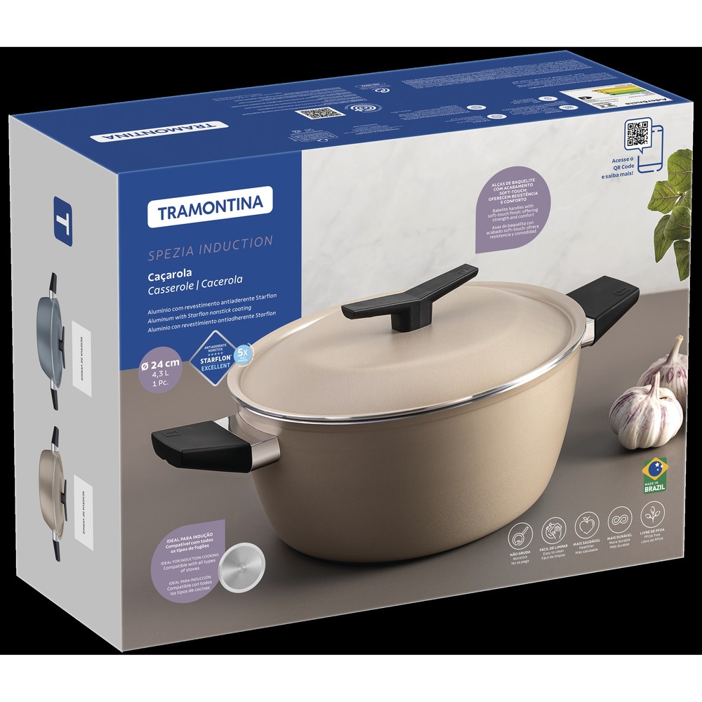 Каструля Tramontina Spezia Blue (4.3 л) 24см (7096827) - Зображення 6