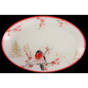 Блюдо Viva NY Winter Bird, 30х20 см (7109502)