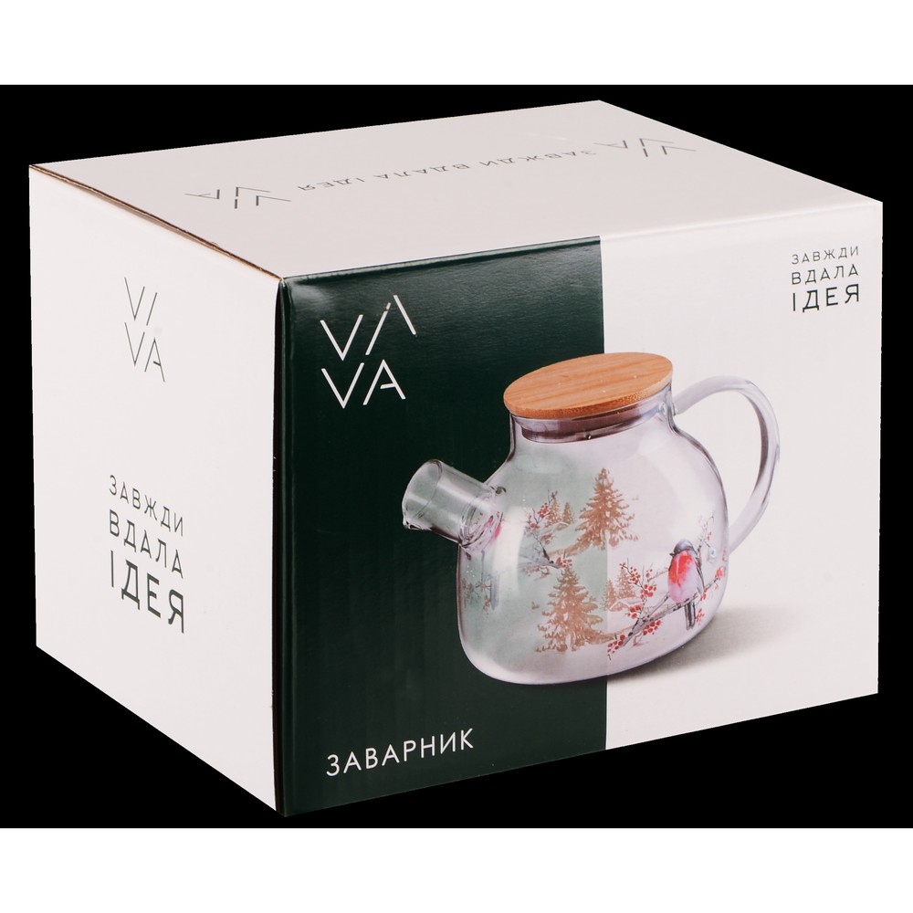 Заварник Viva NY Winter Bird, 1 л (7109503) - Зображення 3