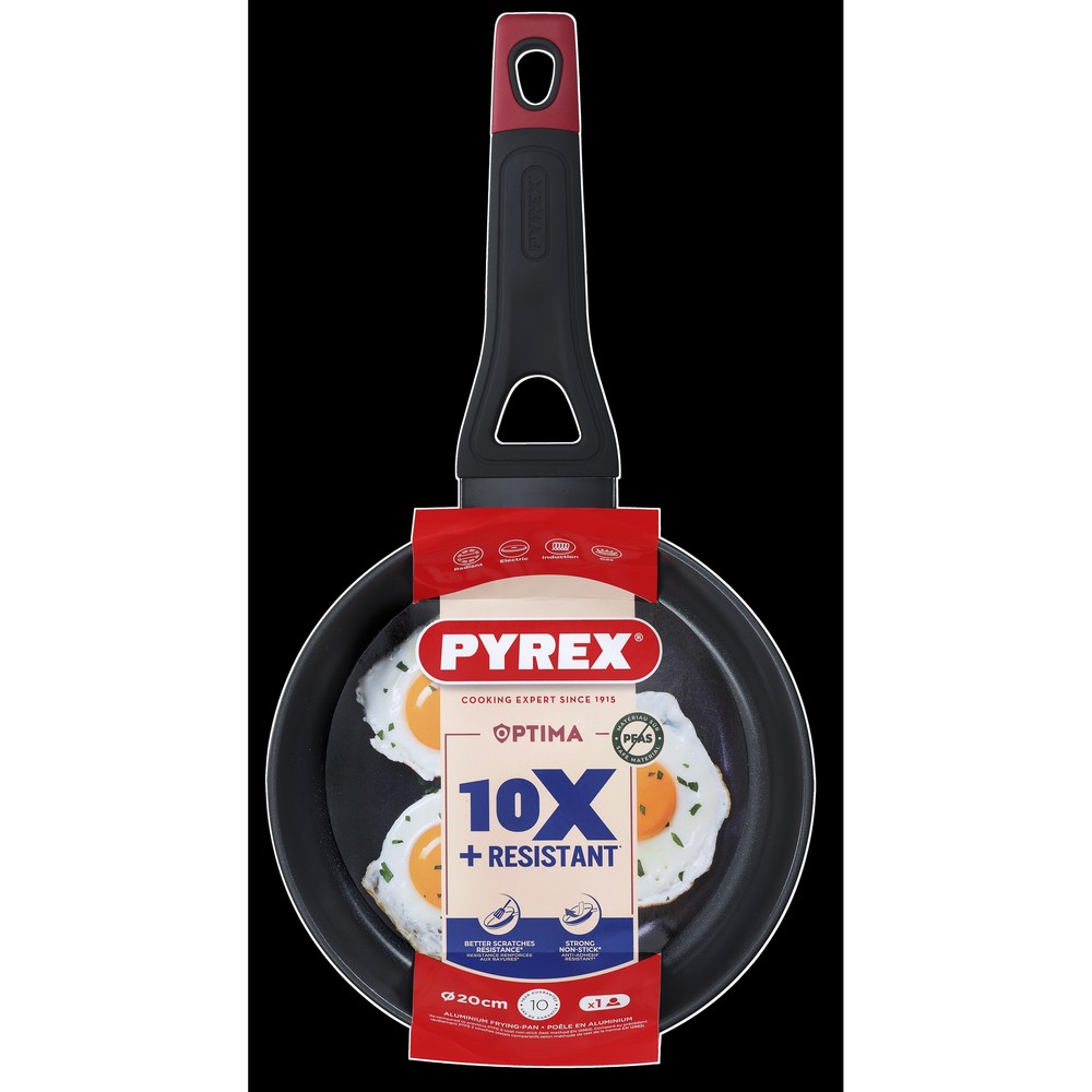 Сковорода Pyrex Optima 20 см, класична (7120918) - Зображення 6