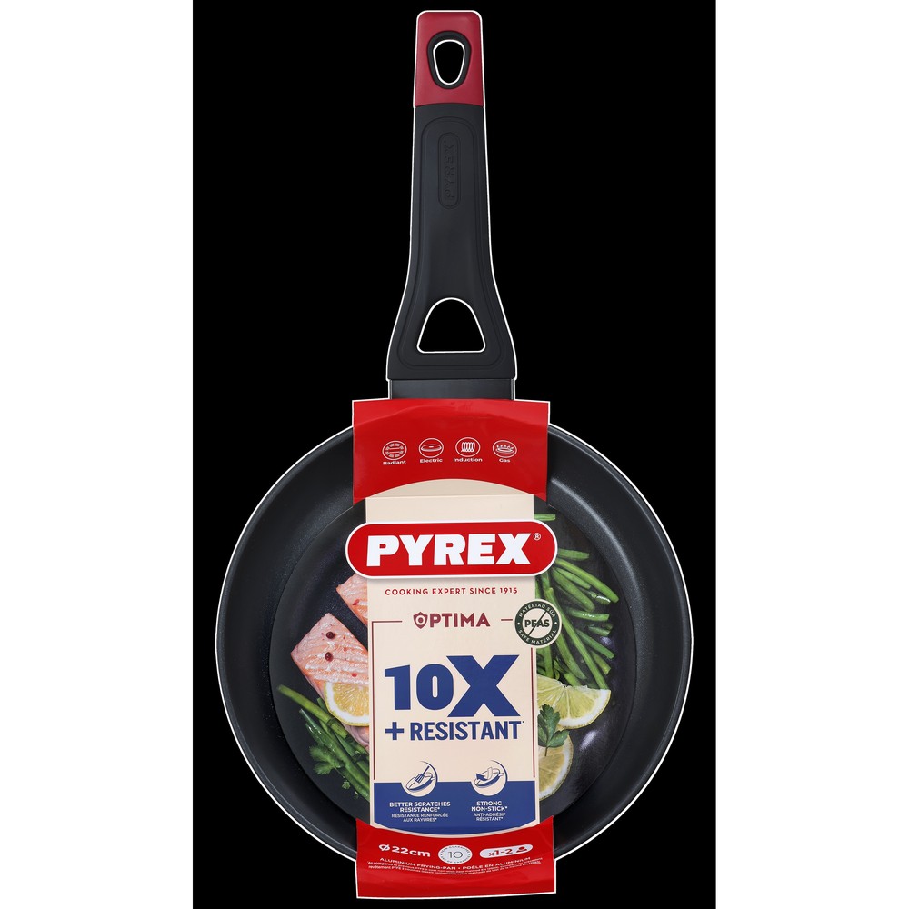 Сковорода Pyrex Optima 22 см, класична (7120919) - Зображення 3
