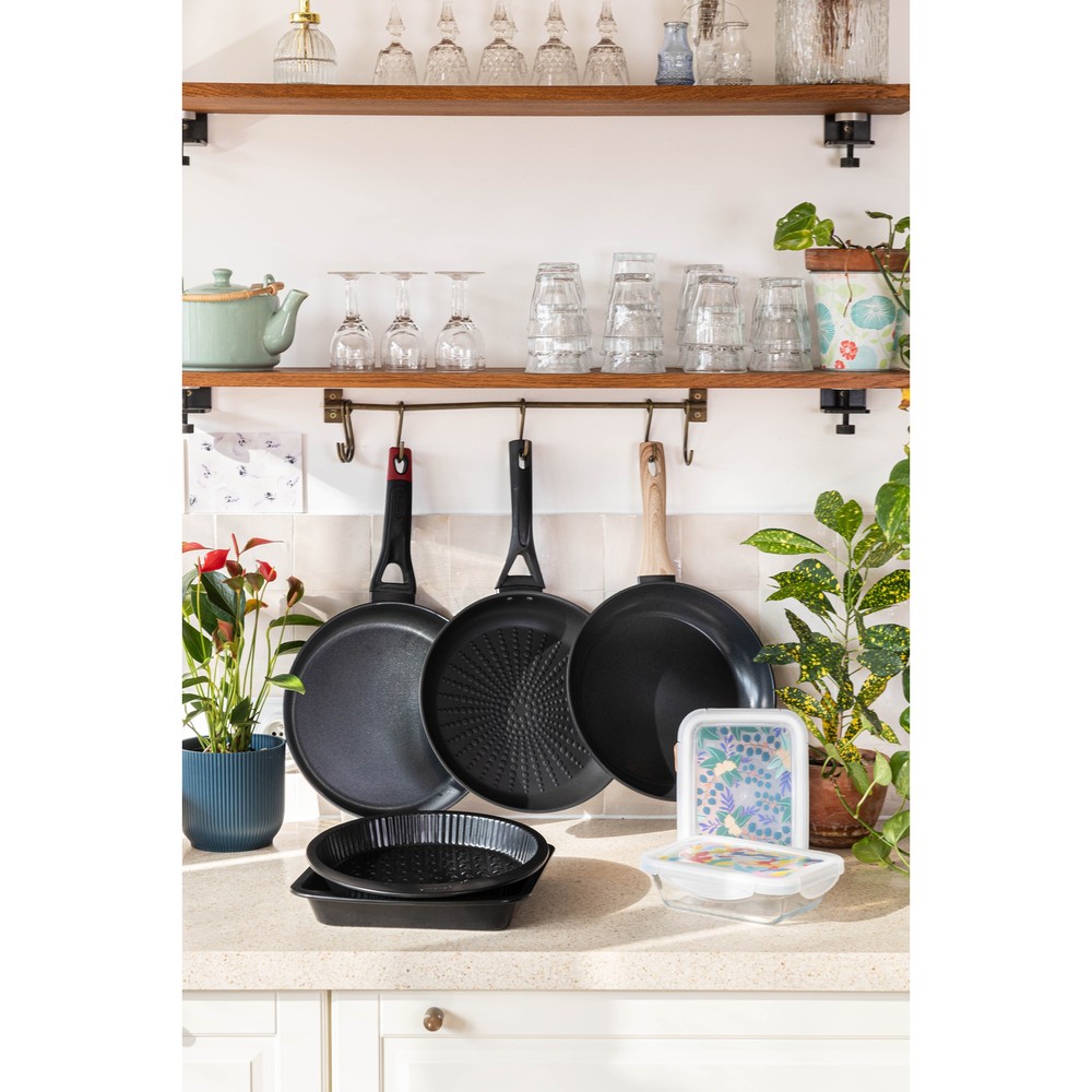 Сковорода Pyrex Optima 24 см, класична (7120920) - Зображення 4