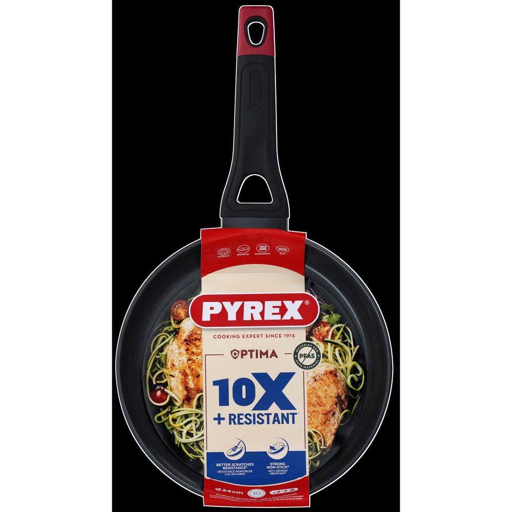 Сковорода Pyrex Optima 24 см, класична (7120920) - Зображення 6