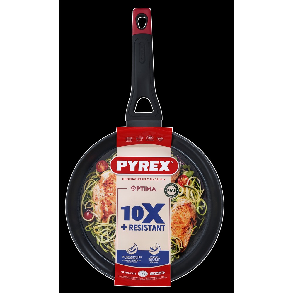 Сковорода Pyrex Optima 26 см, класична (7120921) - Зображення 4
