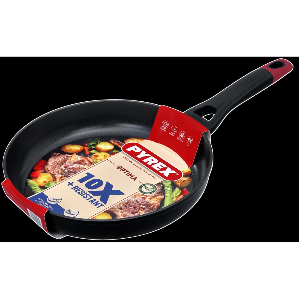 Сковорода Pyrex Optima 28 см, класична (7120922) - Зображення 3