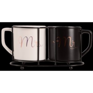 Набір чашок LED Mr&Mrs, 2x400 мл (7133157)