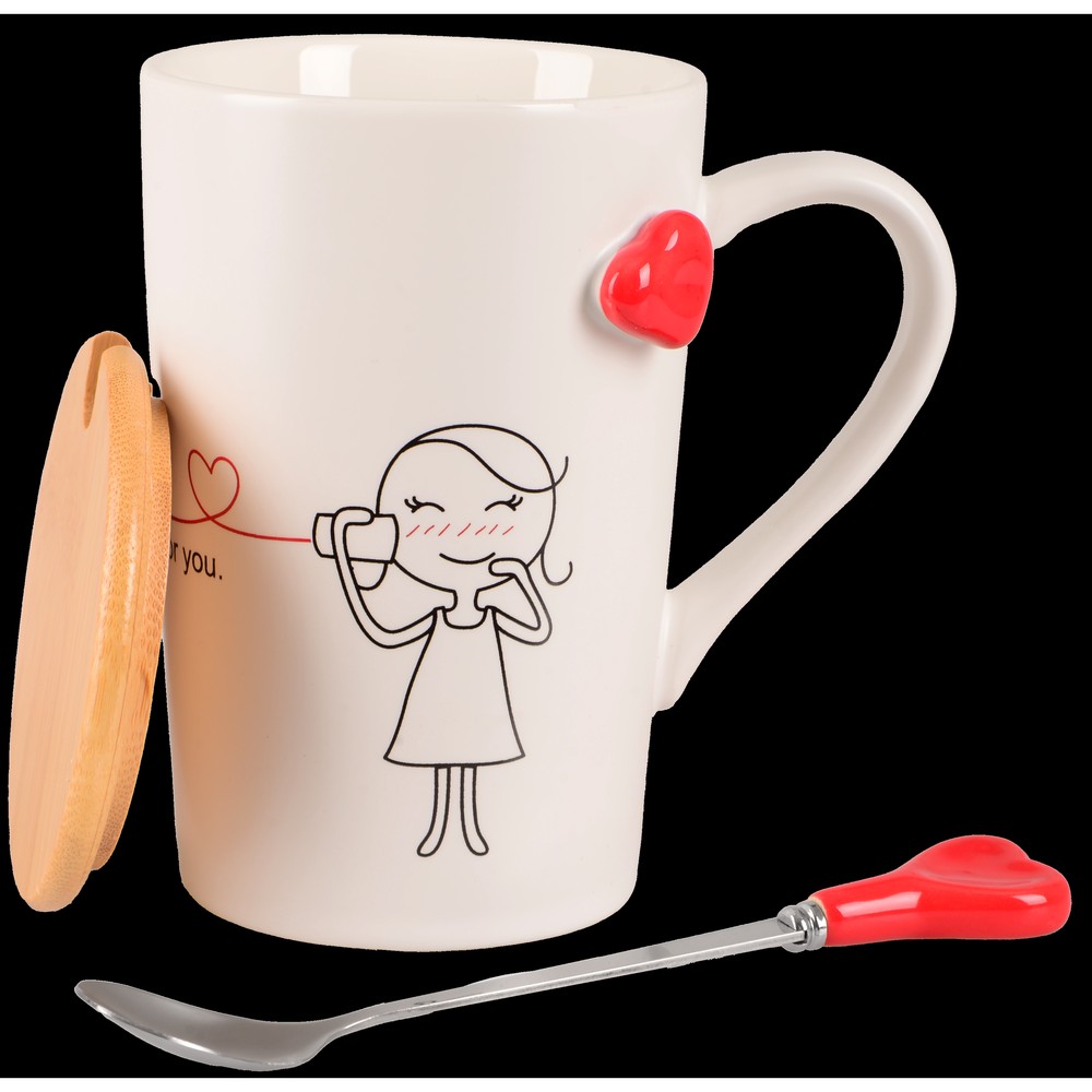 Чашка LED Love Is B, 360 мл (7133175) - Зображення 5