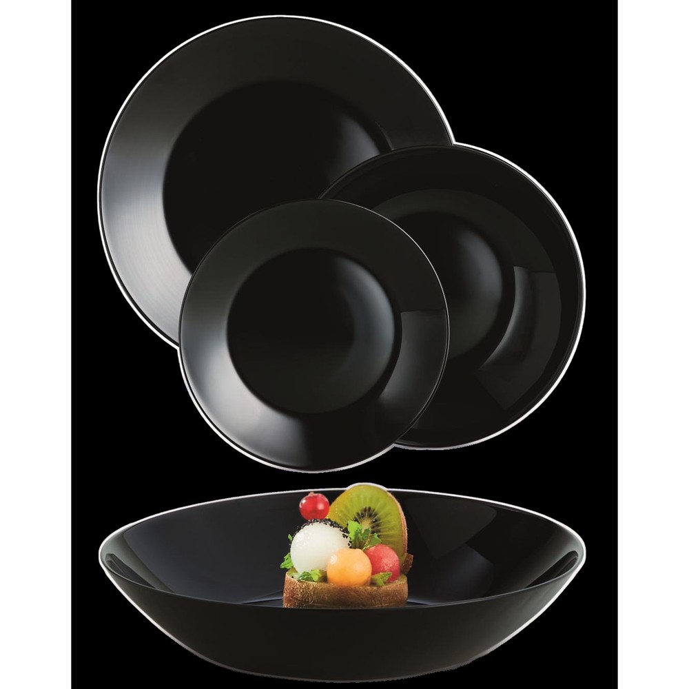 Сервіз Luminarc Zelie Black, 18 предметів (7163731) - Зображення 3